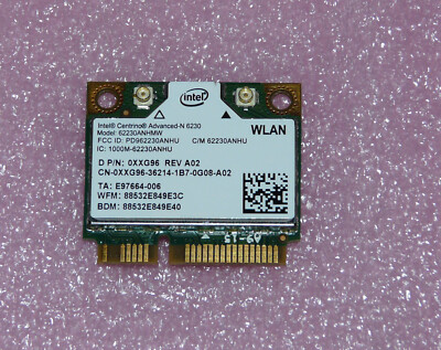 Intel Centrino Advanced-N 62230ANHMW 802.11n Mini PCI-E WLAN DELL XPS 14Z L412Z