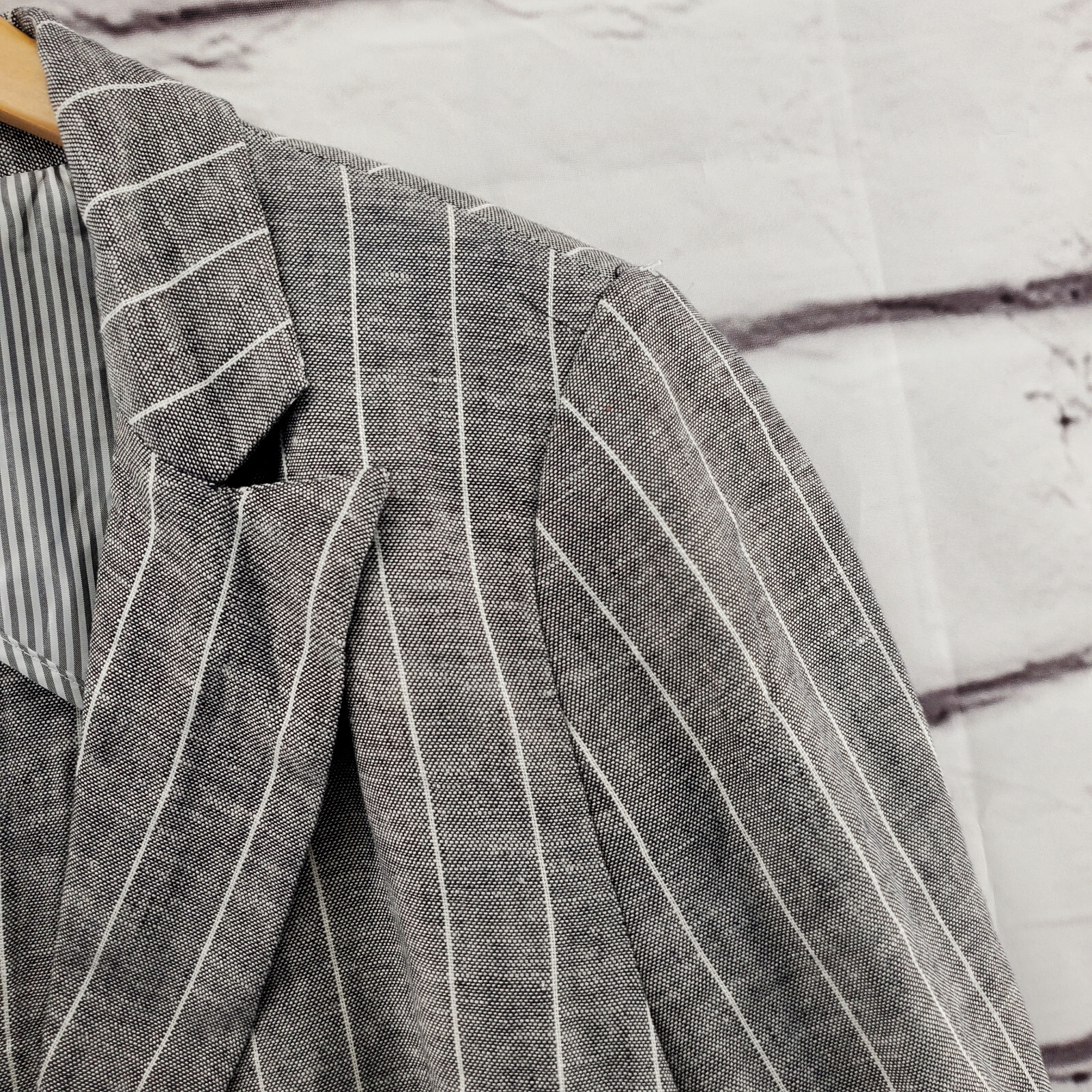 FILA Giacca donna COURT e ROWE 14 blazer misto lino pad nero bianco