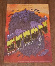 2008 SPOON FILLMORE CONCERT POSTER  F970, MATT LEUNIG ART