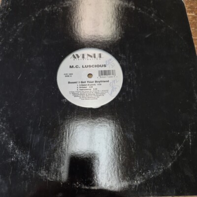 M.C. LUSCIOUS- BOOM! I GOT YOUR BOYFRIEND 12'' MAXI-SINGLE LP RARE OOP LIKE NEW