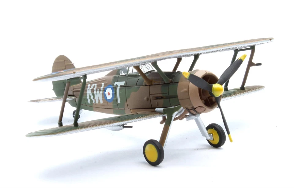 OXFORD MODELZONE '1:72' SCALE AC023M GLOUCESTER GLADIATOR MKII 615 SQD PLANE - Image 4 of 4