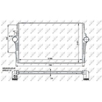 NRF 30931 LadeluftküHler TurboküHler Intercooler LLK KüHler Ladeluft