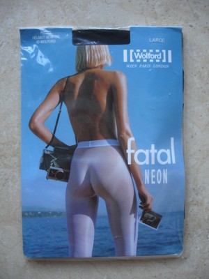 Neue WOLFORD Fatal Neon Strumpfhose L 