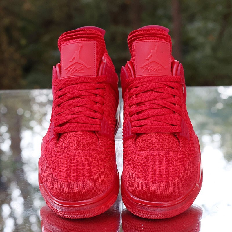 Nike Air Jordan 4 Retro Flyknit University Red Men's Size