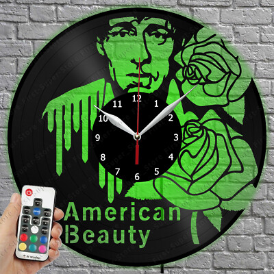 LED Clock American Beauty Vinyl Record Wall Clock Led Light Wall Clock 4224