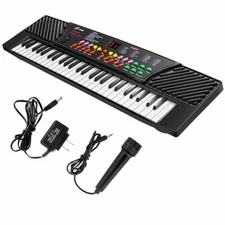 54 Keys Music Electronic Keyboard Kid Electric Piano Organ Mic & Adaptor