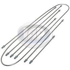 6PC STEEL BRAKE LINE KIT VOLKSWAGEN T1 BUG BEETLE 1969-1978