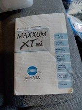 Minolta Maxxum XT Si Instruction Manual