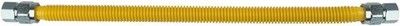BrassCraft ProCoated Gas Connector Yellow Stainless Steel 24'' CSSB21-24 P