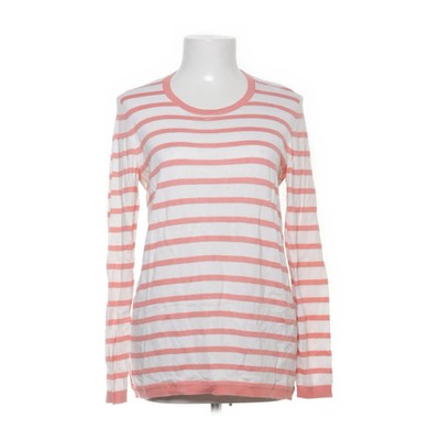 Escada Sport, Strickpullover, Größe: M, Weiß/Pink, Baumwolle/Seide/Viskose #hni