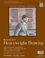 400 Series Heavyweight Drawing Pad, Medium Surface, 8"x10" Wire Bound, 24 Sheets