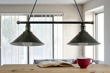 lampadario bilanciere in stile classico rustico country vintage 2 luci E27