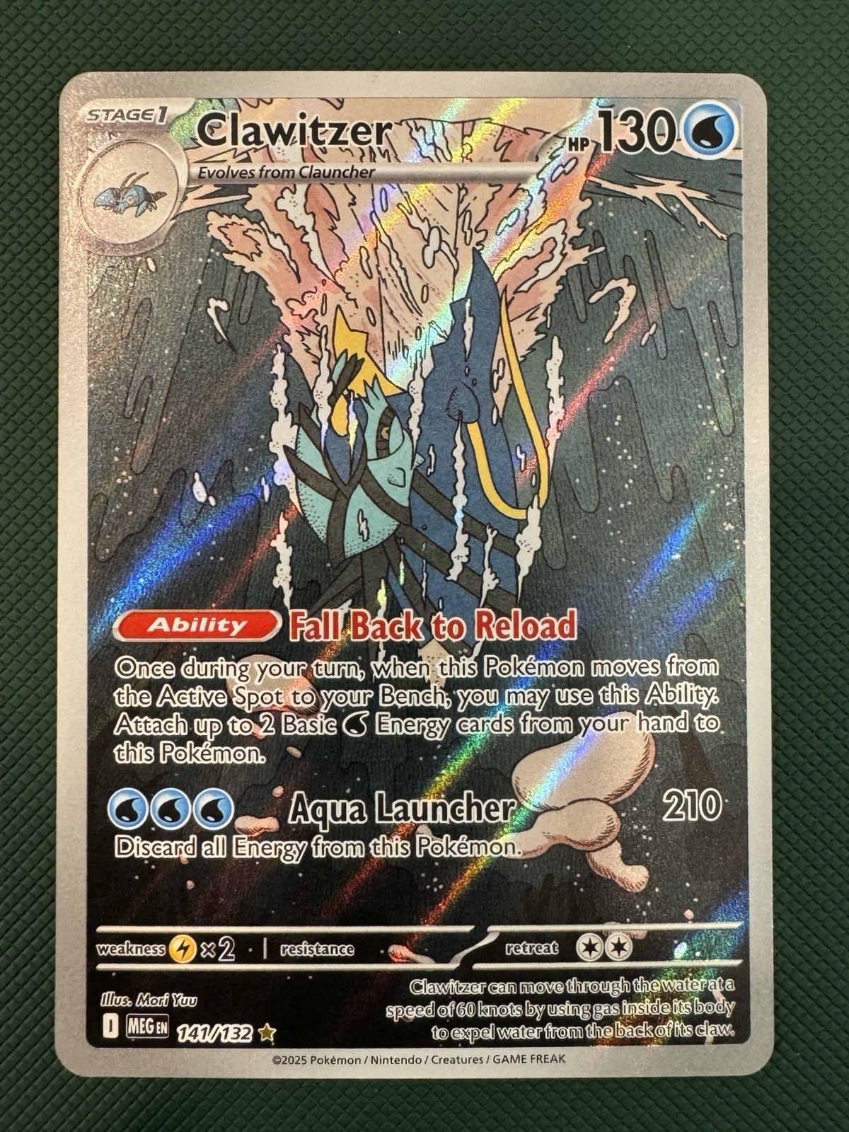 Clawitzer 141/132 Me01: Mega Evolution Holo