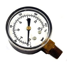 Vic, C-4351, Gauge, Pressure, 0-30 PSI, 2" Diameter, 1/4" MPT Bottom Connection