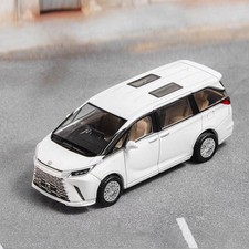 Collector's 1:64 Lexus LM 2nd Gen White Alloy Model - Rare Diecast Miniature Car