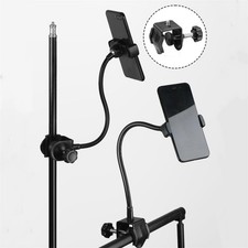 Adjustable Microphone Stand Mount Holder For Tablet Holder Clip Phone Clamp
