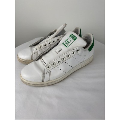 Adidas Stan Smith White Green Sneakers Men s Size 7 Classic Leather Shoes