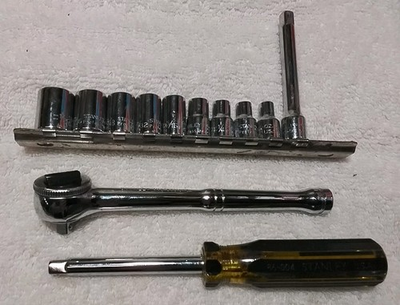 #ad 12PC STANLEY 1 4quot; DRIVE SOCKET SET quot;PROFESSIONAL quot; USA 🇺🇸 $34.58