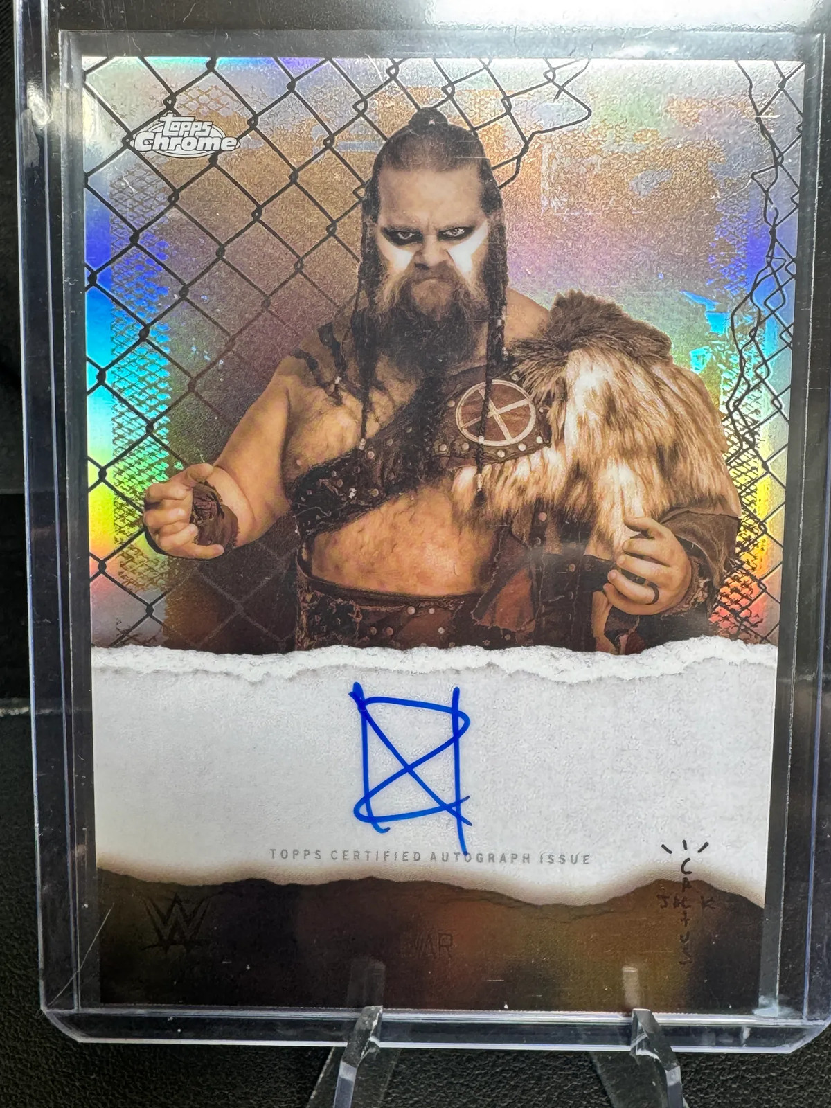 2025 Topps Chrome WWE Ivar Autograph Short Print
