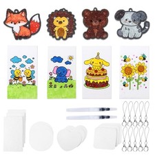 32 Pcs Magic Foam Texture Painting Kit, 3D Auqa Puffs Art Kits, Magic Puff