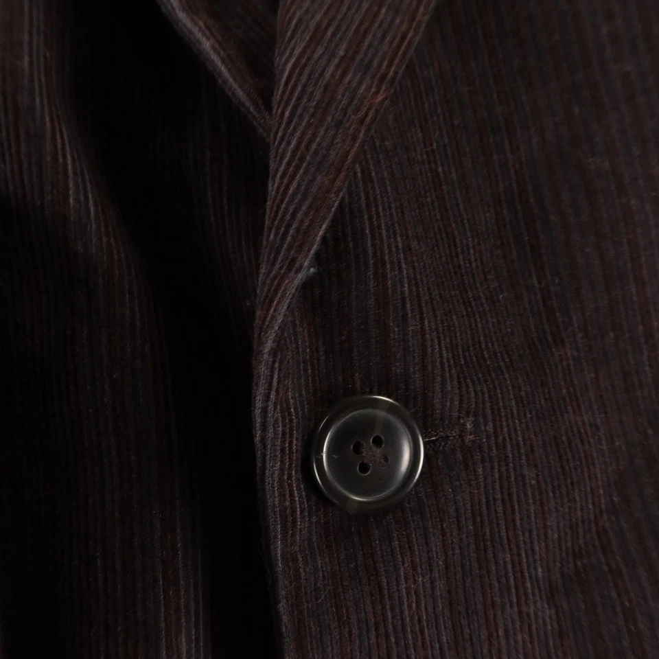 Chaqueta Michael Brandon L 42R Marrón Pana 100% Algodón Blazer Abrigo Deportivo Foto 4 de 4