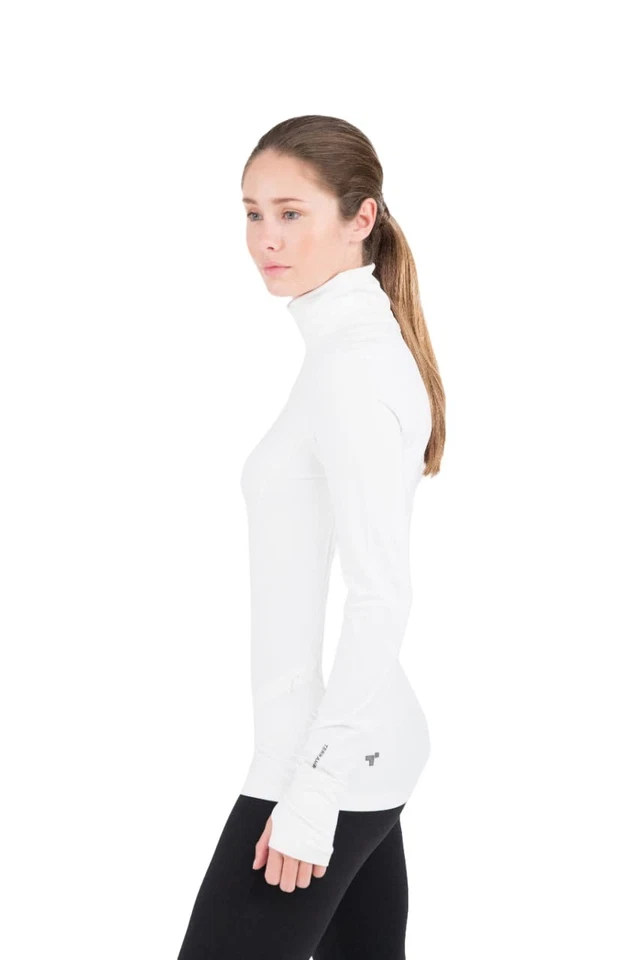 Women's Cloud Nine 4-Way Stretch Brushed Turtle Neck Top Shirt - Imagem 2 de 4