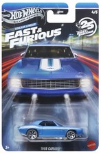 HOT WHEELS 1969 CHEVY CAMARO FAST & FURIOUS DREAM LINEUP SILVER SERIES