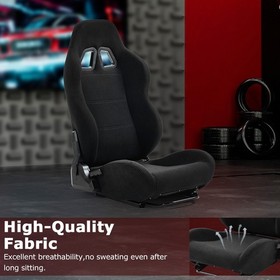 Zootopo Racing Seat With Adjustable Double Slide For Racing Simulator Cockpit