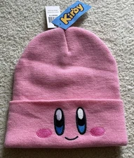 NEW - Bio World - Kirby Beanie - Pink - ONE SIZE