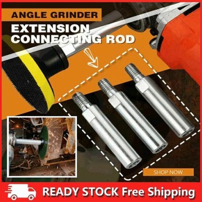 3Pcs Angle Grinder Adapter Rod Kit Extension Rod M14 Adapter Rod Polishing Tool