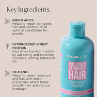 Hair Burst Shampoo and Conditioner Set - SLS Free Growth Treatment for Women