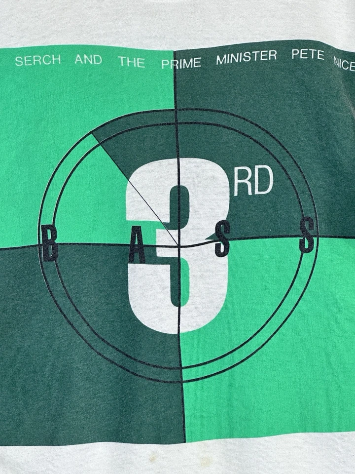 Camiseta vintage 1990 3rd Bass Rap L Foto 3 de 3