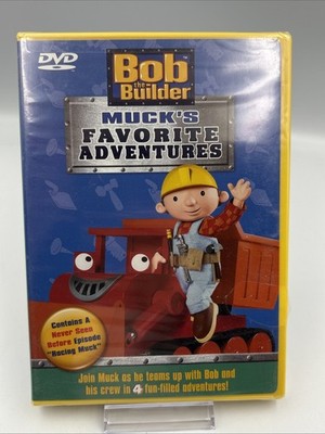 Bob the Builder Muck's Favorite Adventures DVD 2004 Racing Muck New