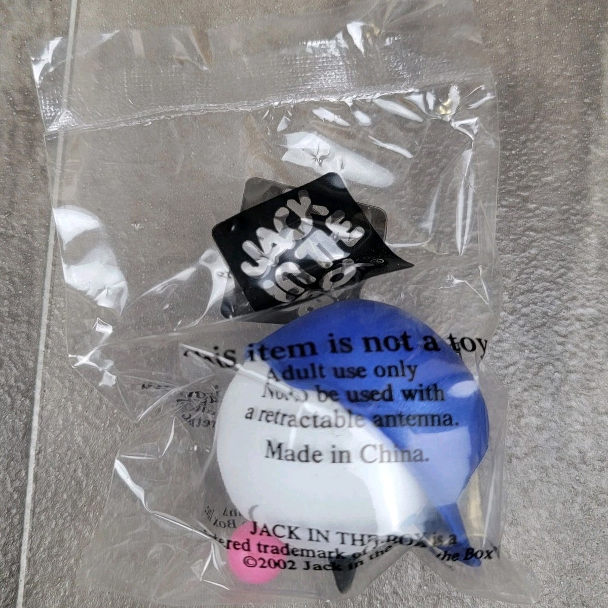 Vintage Y2K Jack In The Box Antenna Topper LA Dodgers Bubble Gum
