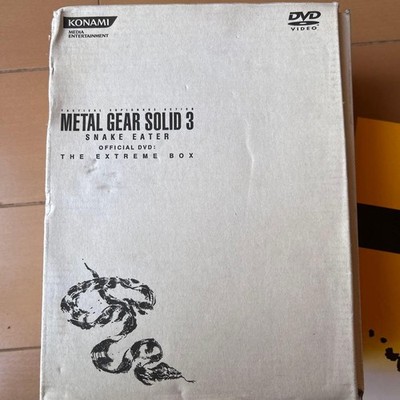 Metal Gear Solid 3: Snake Eater DVD Vol 1-4 with BOX Japanese Anime