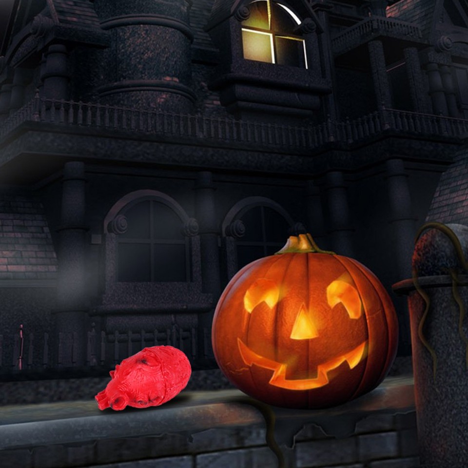 Halloween Heart Prop Halloween Tricky Toy Horrible Shooting Prop Party ...