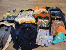 baby boy clothes 9-12 months lot 41 pice bundle