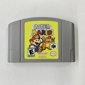 Paper Mario - Nintendo 64 (N64) Perfect addition Tested and working