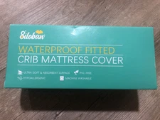 Biloban Waterproof Crib Mattress Cover 28”x52”+9”