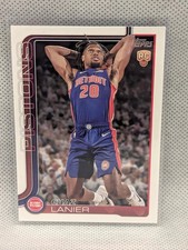 Chaz Lanier Rookie Card RC Topps NBA 2025/26 - Base #238 Detroit Pistons