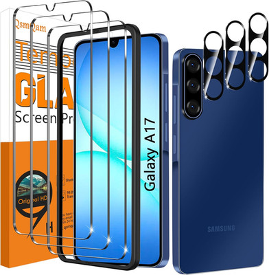 3 Pack Screen Protector for Samsung Galaxy A17 5G + 3 Pack Camera Lens Protector