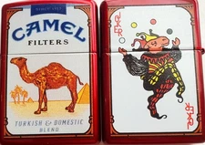 Zippo JOKER Cards Poker Camel Pack CZ LIMITED EDITION 50 MADE Apple RED CASE 