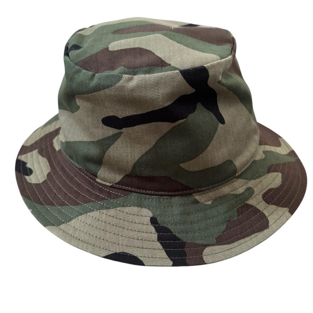 CELINE コーデュロイ 迷彩 バケットハット New CELINE Bucket Hat Camouflage Size M 58cm Multicolor Camouflage