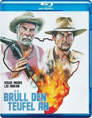 BLU RAY - ROGER MOORE - LEE MARVIN - BRÜLL DEN TEUFEL AN (1976) - GEBRAUCHT!
