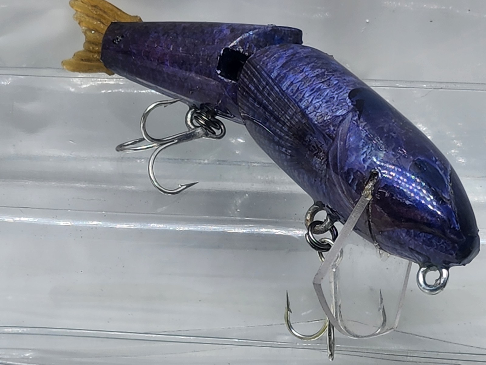💲WOOD SWIMBAIT,EL RATÓN,CLASSIC JUNIOR RAT, WOODEN TOPWATER,VERY RARE BG🥇 - Image 3