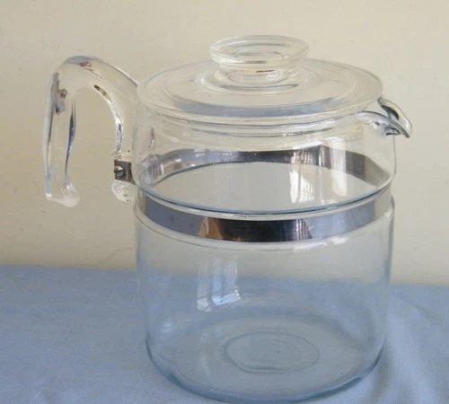 Vintage Pyrex 9 Cup Percolator Coffee Pot ~ Pot and Lid Only 7759