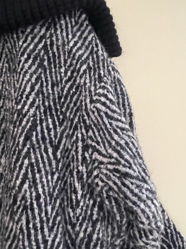Chloé Cult Stripe Oversized Cocoon Coat Waist Long Coat Size Small 38 - Picture 17 of 20