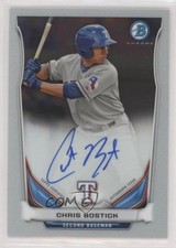 2014 Bowman Prospect Auto Chrome Chris Bostick #BCAP-CBO Auto 0vp1