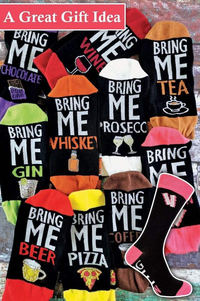 Calcetines temáticos If You Can Read This Bring Me... de Sock Snob Foto 2 de 4