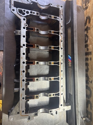 BMW N55 N55B30A 3.0 Engine Block + Crankshaft Carrier m235i m135i 335i 435i - Picture 12 of 15